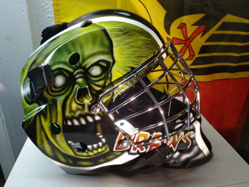 Airbrushed Zombie Youth Goalie Mask New Bauer NME 4