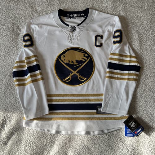 Buffalo Sabres Jersey 50th Anniversary Jack Eichel Fanatics Medium Vegas Golden Knights NHL NWT
