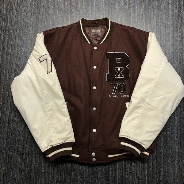 Brooklyn Express Jacket Men 2XL Brown 