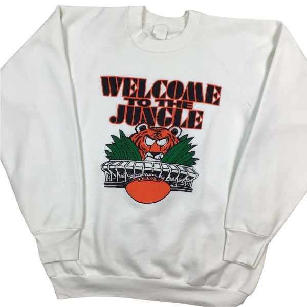 Vintage 80s Cincinnati Bengals NFL Football Crewneck Sweatshirt