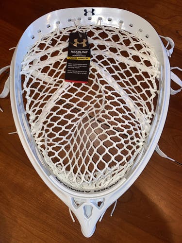 New White Strung Command G Goalie Head: Boston College Lacrosse