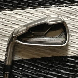Iron Set Used Men's TaylorMade Left Handed RocketBallz HL Regular Flex Steel Shaft