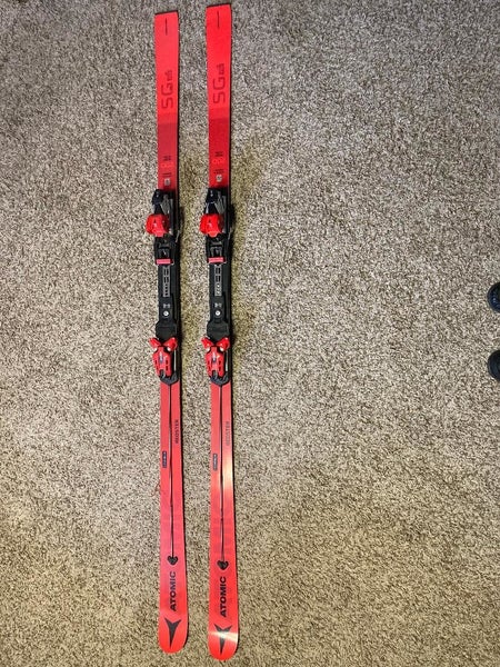 Skis New Men's Atomic Racing Redster FIS SG With Bindings