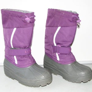 L.L.Bean North Woods Kids/Boys/Girls Felt-Lined Winter Snow Rain Boots ~ Size 13