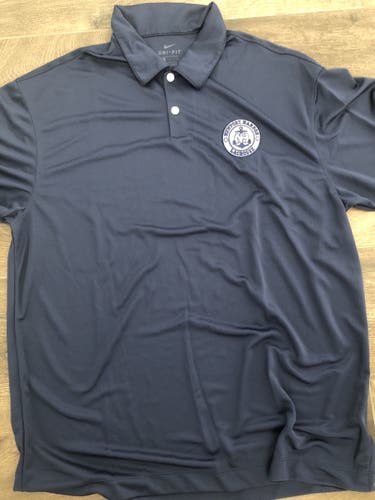 Newport Harbor Lacrosse Nike Dri Fit Polo- New- large
