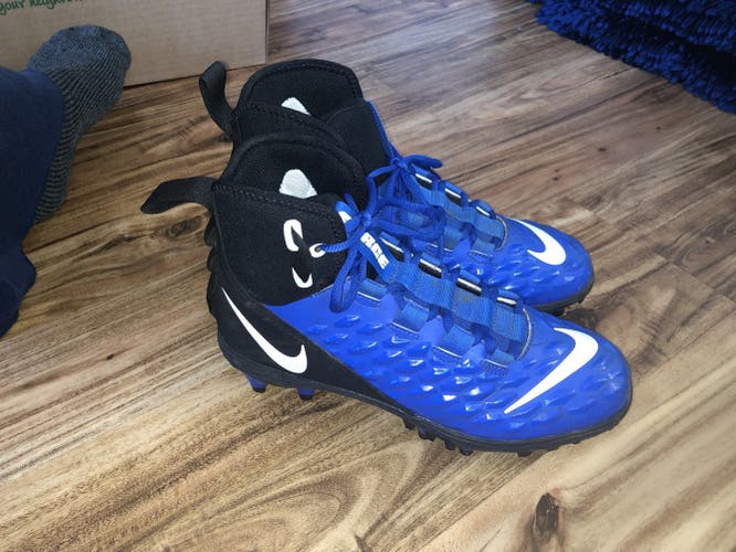 Football Cleats Mens 7.5 Nike Force Savage Pro 2 Royal Blue