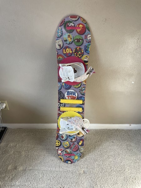 Kid's Burton All Mountain Chicklet 110cm With Bindings Snowboard