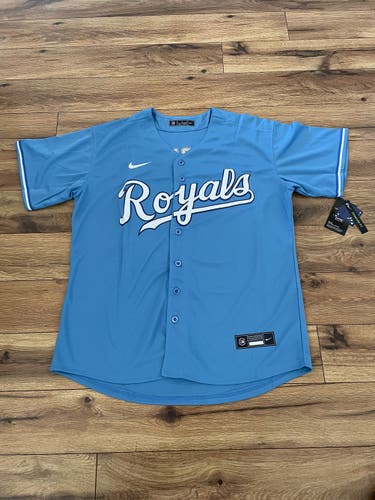 NEW Nike Bo Jackson Vintage Royals Baseball Jersey - Large