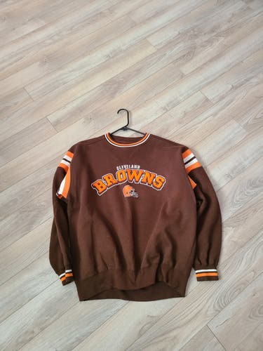 Brown Sweatshirt Adult Unisex Used Large