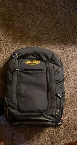 Gray/yellow New Wilson A2000 backpack