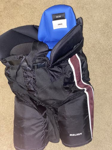 Black Senior Medium Bauer Pro Stock Nexus Hockey Pants