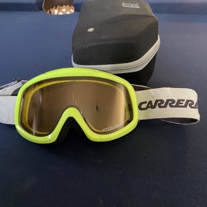 Green Ski Goggles Used Carrera