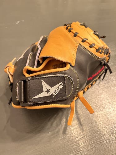 Brown Baseball Glove Used High School/College Right Hand Throw All Star Catcher's CM3100SBT 33"