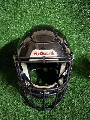 Adult Large -  Riddell Speedflex Football Helmet - Dark Navy Blue