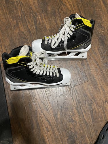 Used CCM Regular Width Size 12 Tacks 6092 Hockey Goalie Skates