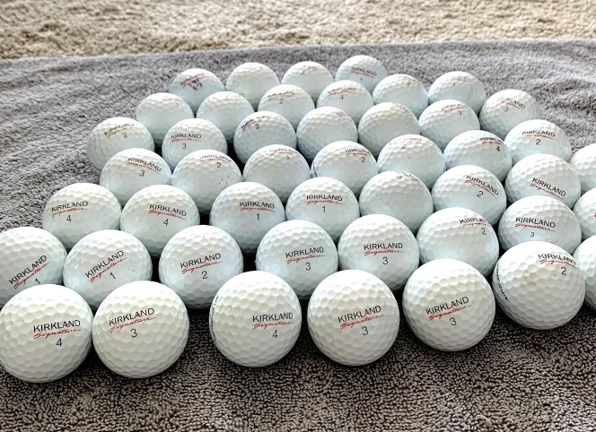 18 Used Kirkland Signature Performance+ Golf Balls