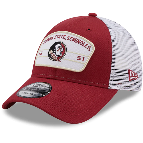 Florida State Seminoles New Era Loyalty Trucker 9FORTY Snapback Hat - Garnet