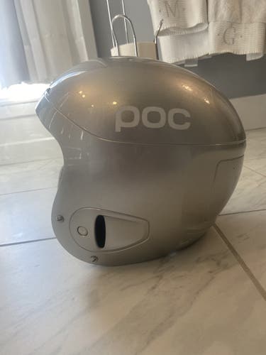 POC Skull X Comp Helmet Silver Size Large