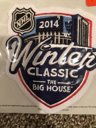 Authentic 2014 Winter Classic Hockey Patch