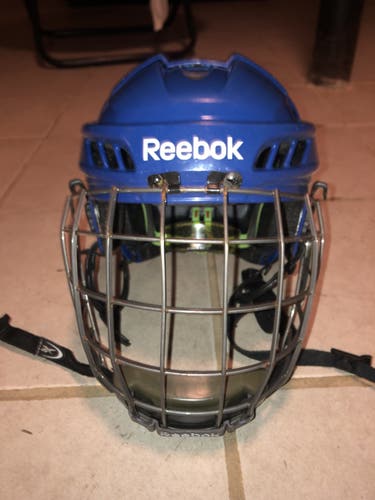 Blue Used Medium Reebok  11K Helmet
