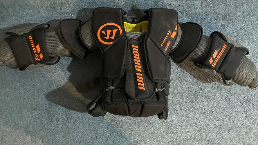 Goalie Chest Protector Intermediate Used XXL Warrior Ritual G2 SE