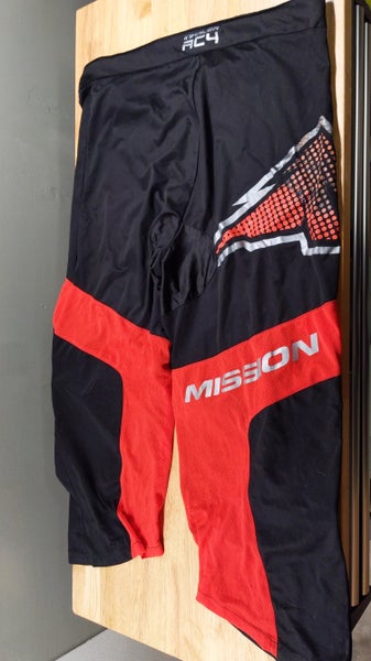 Black/Red Inline Pants Senior XL Mission Inhaler AC4 | SidelineSwap ...