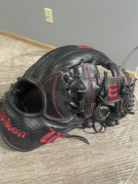 Black High School/College Infield 11.75" A2K Baseball Glove
