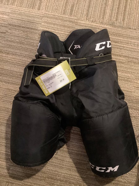 Black Hockey Pants Youth Used Large CCM Tacks 3092