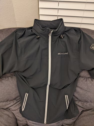 Travis Mathew Zip-up Golf Windbreaker w/ Foldup Hood