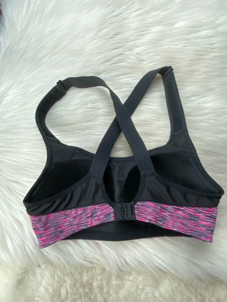 VSX Sports Victoria's Secret Padded Sports Bra 32C Pink Black Gray