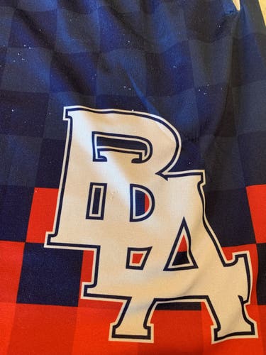 Buffalo lacrosse academy Blue  and white Shorts Adult Men's Used Large