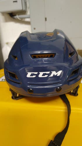 Blue Helmet Used Large CCM Tacks 110