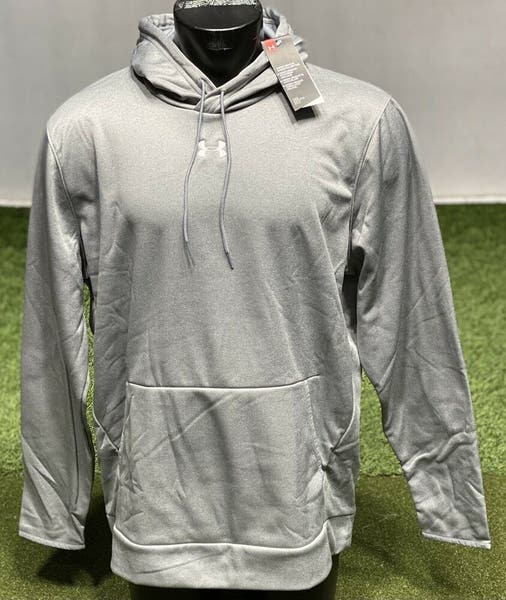 Under Armour F18 Fleece Hoodie Sweatshirt UM1443 Gray Heather NWT