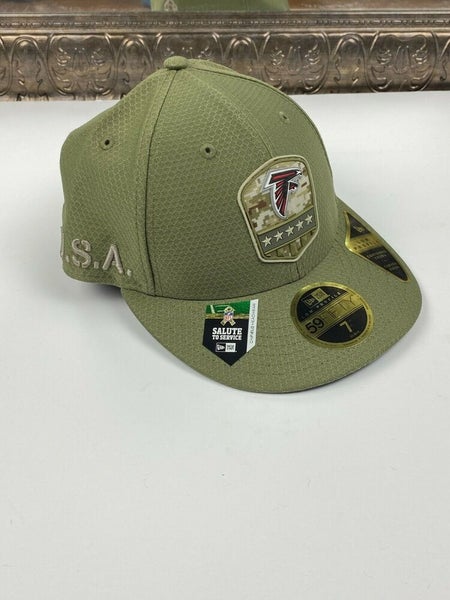 2019 New Era 5950 NEW Denver Broncos Black Salute To Service Cap Hat Men's  7 3/8