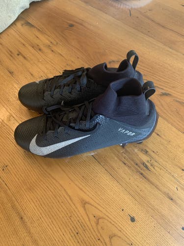 Black Adult Molded Cleats High Top Vapor untouchable 3