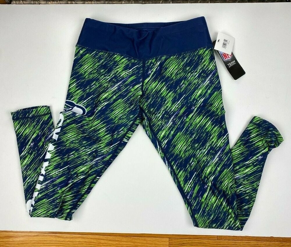 Seattle Seahawks High Waisted Leggings and Tank Top - Reallgraphics