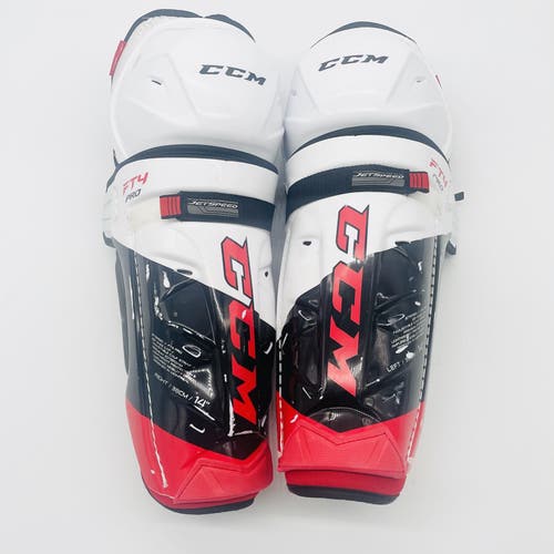 CCM Jetspeed FT4 Pro Hockey Shin Pads-14"
