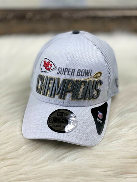 Kansas City Chiefs NFL Hat Cap Snapback Super Bowl Hat White Adult