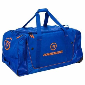 New Warrior Q20 hockey roller wheeled bag medium 32" navy blue duffel equipment
