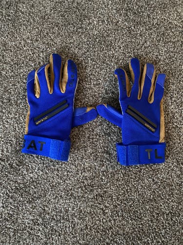 Blue New Large  Batting Gloves