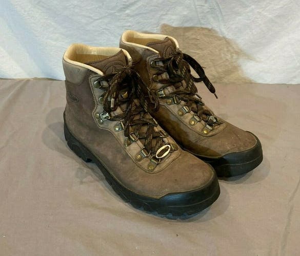 Raichle High-Quality Brown Leather Hiking Boots UK 6.5 US Women's 8.5 LOOK