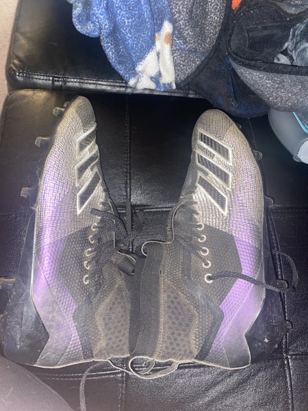 Black Used Size 12 (Women's 13) Adidas Adizero 8.0