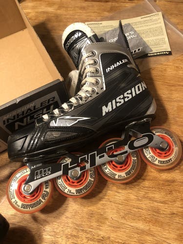Senior Mission Wide Width Size 8 Inhaler NLS4 Inline Skates