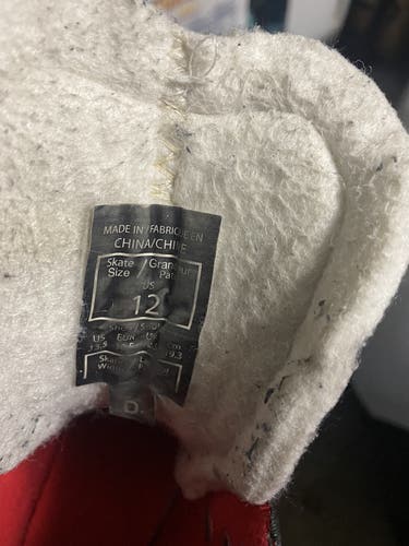 Youth CCM  Size 12 JetSpeed FT1 Hockey Skates