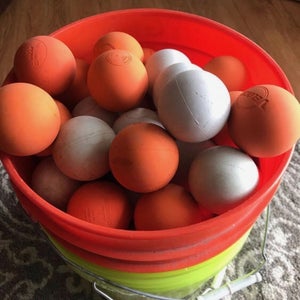 35 Used Lacrosse Balls