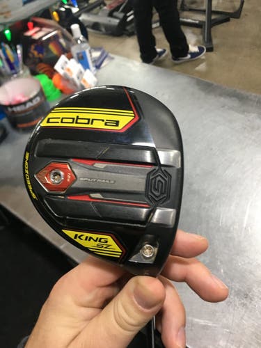 Used Cobra Speed Zone Black And Yellow 3 Wood Graphite Stiff Golf Fairway Woods