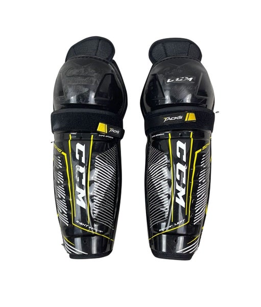 Used Ccm Tacks 13" Ice Hockey Shin Guards