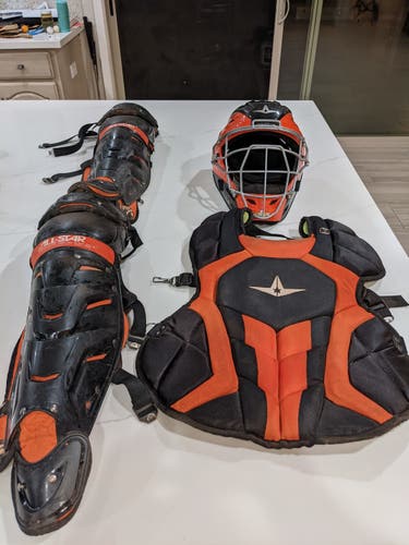 All Star System 7 Axis Catcher's Gear