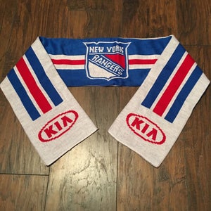 New York Rangers Team Logo Double sided Scarf Blue/White Kia