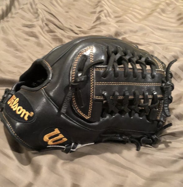 WILSON BLACK A2K CJW PRO STOCK SELECT BASEBALL GLOVE A2K0BB4CJW - 12" RH